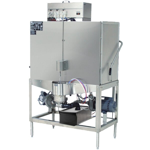 CMA Dishmachines S-B Tall Double Rack Low Temperature, Chemical Sanitizing Straight Dishwasher - 115V